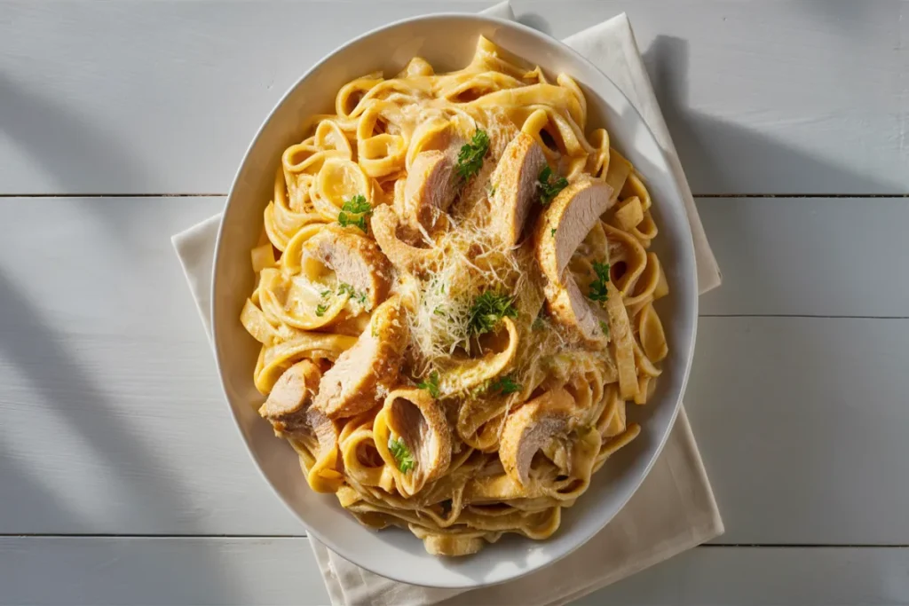 Garlic Parmesan Chicken Pasta