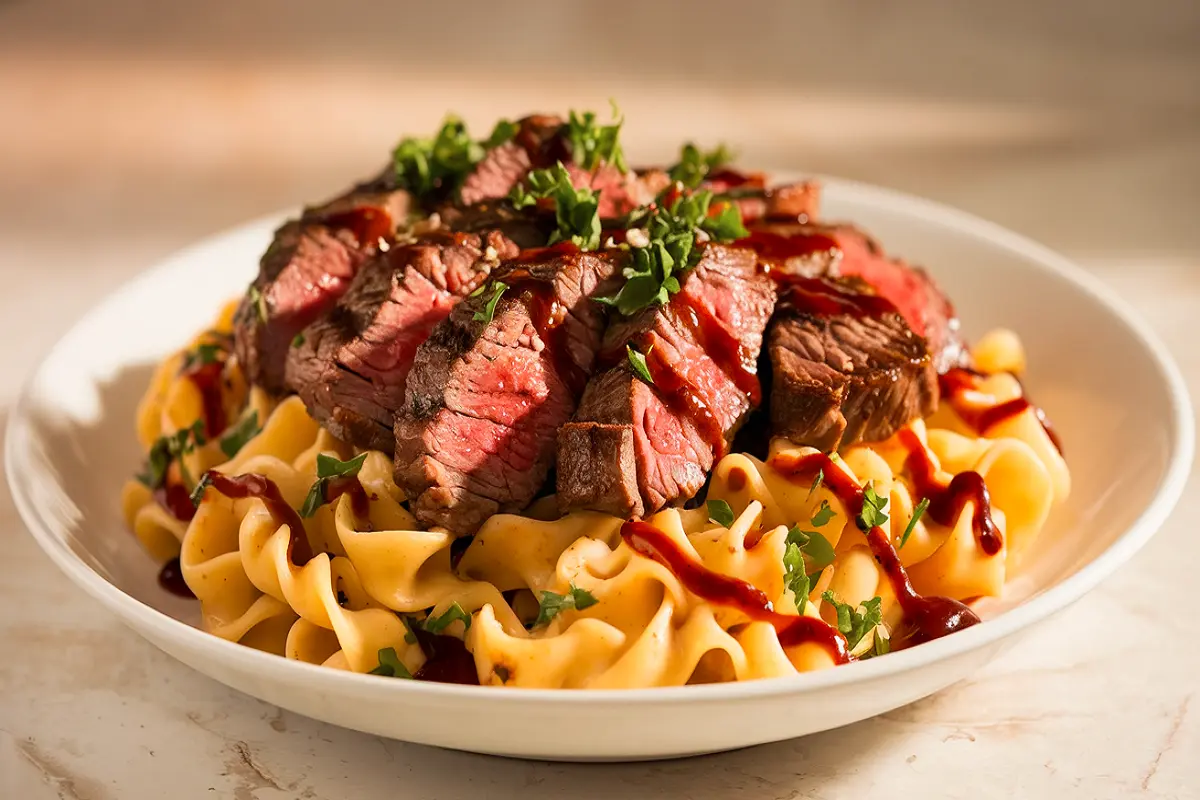 steak pasta recipe