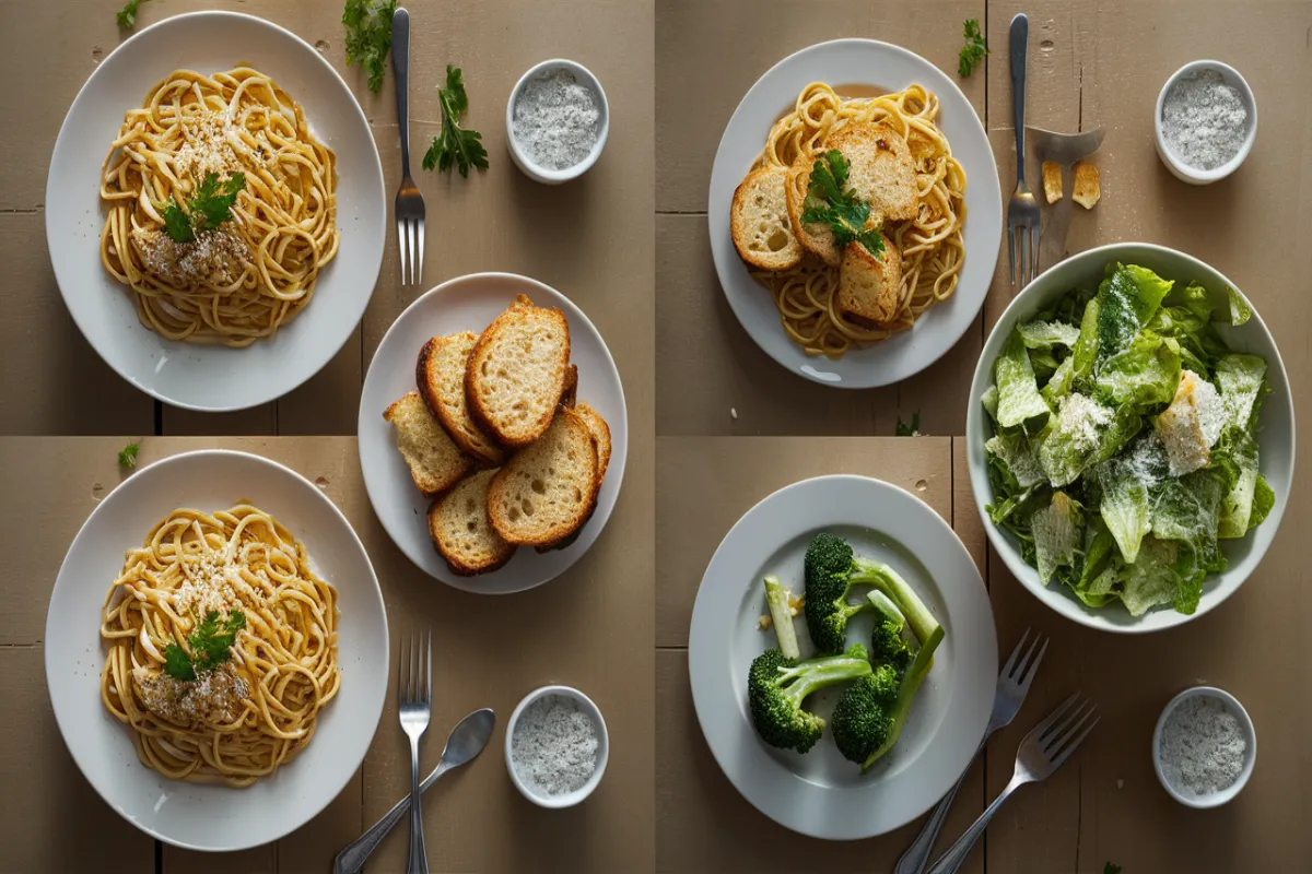 Serving Suggestions for Garlic Parmesan Chicken Pasta 